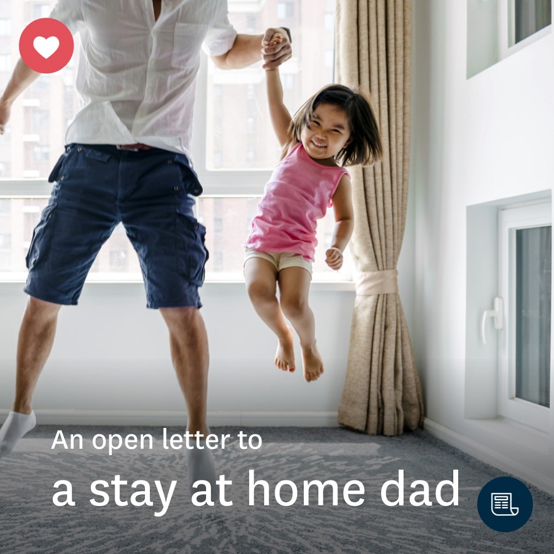 An open letter to a stay at home dad